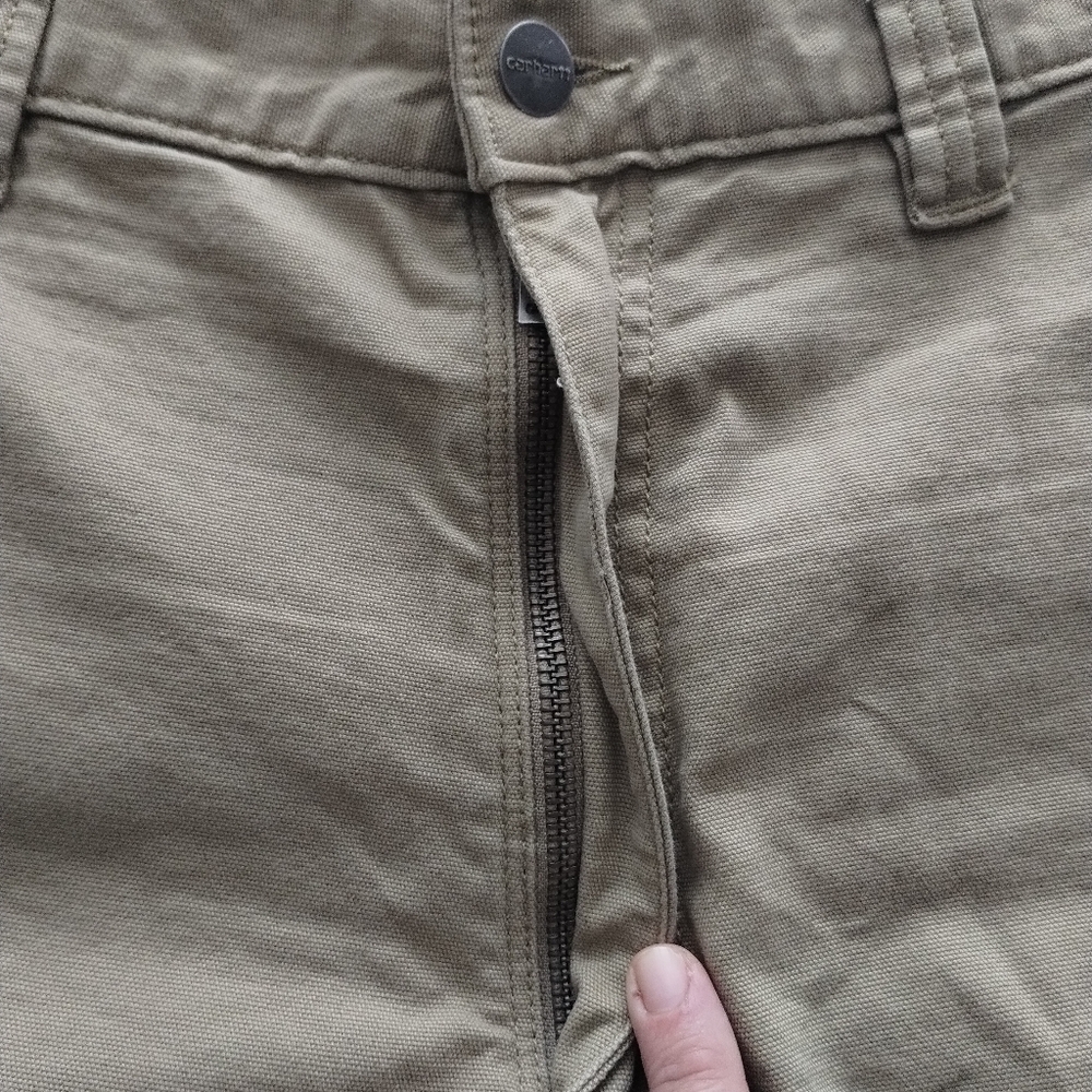 Men's Carhartt Brown Cargo Work Pants 44x30